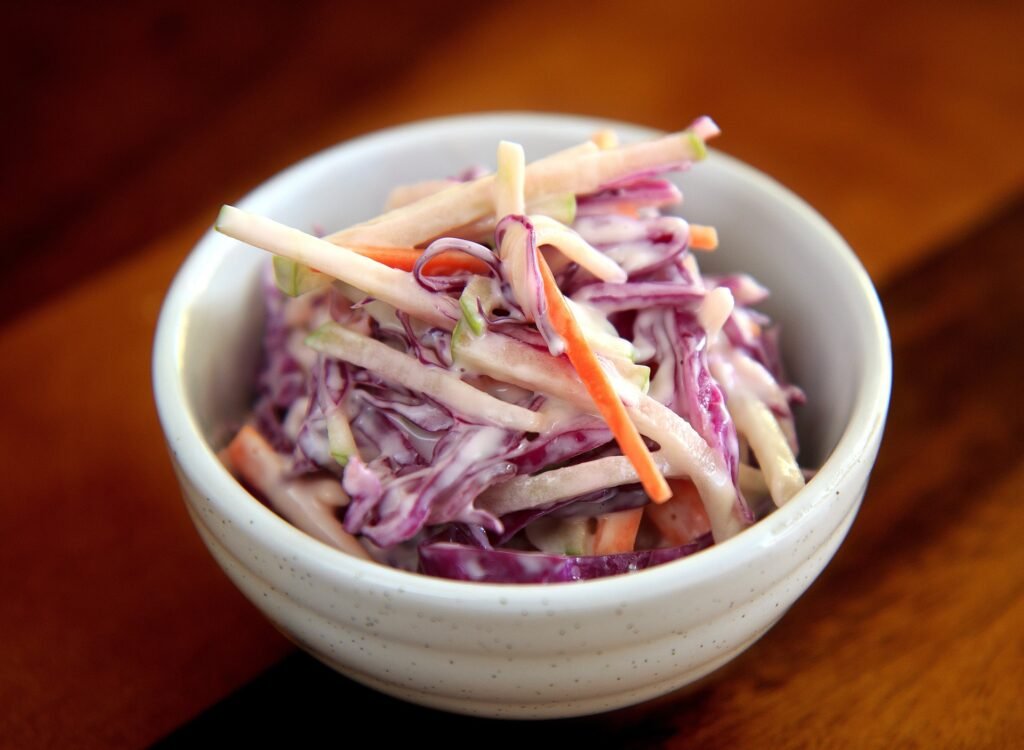 bowl of coleslaw
