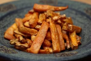 plate of sweet potato fries
